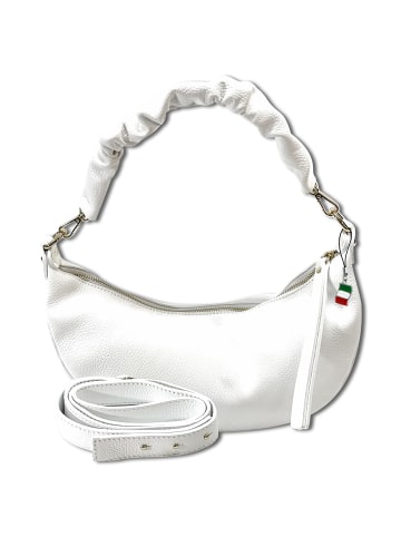 Florence Florence Umhängetasche, Citytasche Leder weiß ca. 32cm