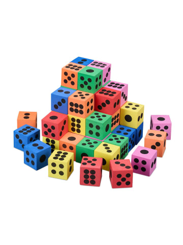 relaxdays 144 x Flüsterwürfel in Bunt - (B)4 x (H)4 x(T)4 cm