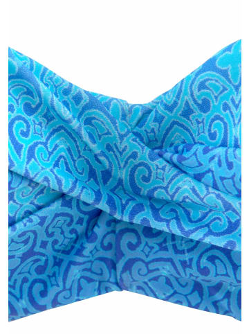 LASCANA Bügel-Bandeau-Bikini in blau