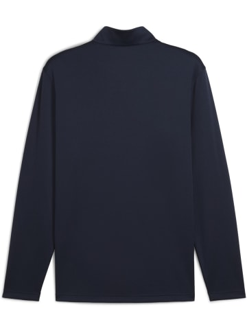Puma T-Shirt "Pure 2.0 Texture 1/4 Zip" in Blau