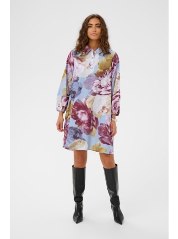 CULTURE Kleid CUmagna A-shape in Blue//Pink/Yellow Flower
