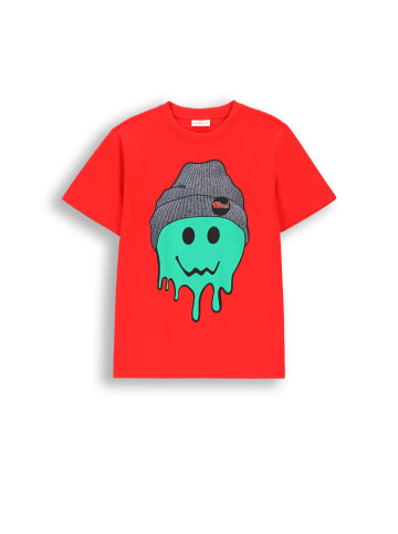 Coccodrillo T-Shirt mit kurzen Ärmeln in rot