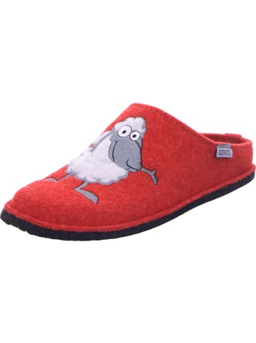 Tofee Pantoffel in rot