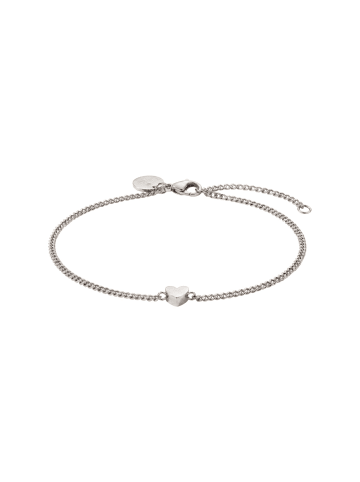 PURELEI Fußkettchen Tiny Heart Silber