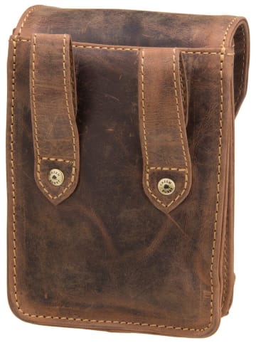 Greenburry Gürteltasche Vintage 1754 hoch + in brown