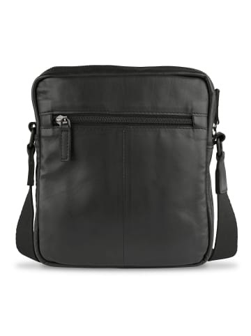 Bugatti Joel Umhängetasche M Leder 22 cm schwarz