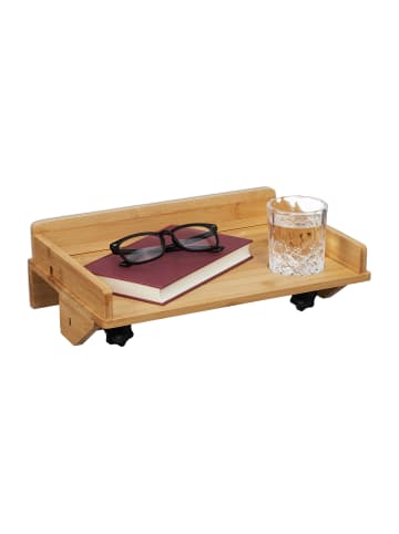 relaxdays Bettablage in Natur - (B)36 x (H)11,5 x (T)24,5 cm