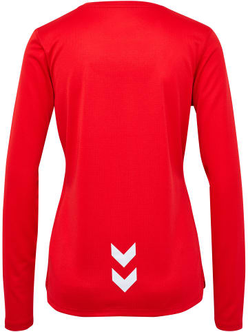 Hummel T-Shirt Hmlrun Laufen Damen in TANGO RED