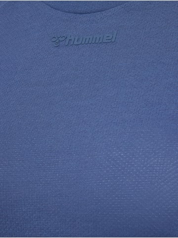 Hummel Longsleeve "Mt Vanja T-Shirt Longsleeve" in Blau