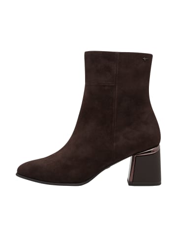 Tamaris Lederstiefeletten Braun