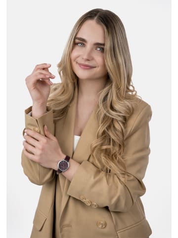 SURI FREY Armbanduhr SFY Nicky in aubergine silber