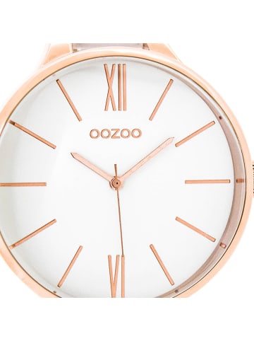 Oozoo Armbanduhr Oozoo Timepieces weiß groß (ca. 45mm)