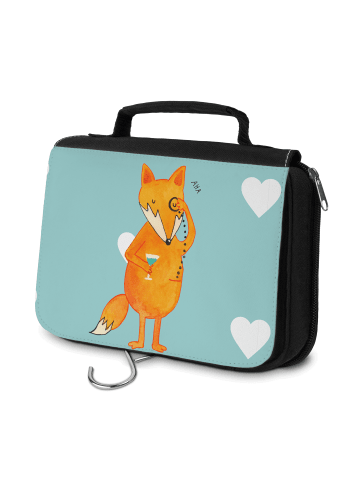 Mr. & Mrs. Panda Kulturtasche Fuchs Lord ohne Spruch in Türkis Pastell