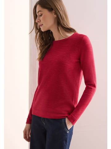 Cecil Strukturpullover in Rot