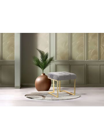 Kayoom Hocker Rarity in taupe