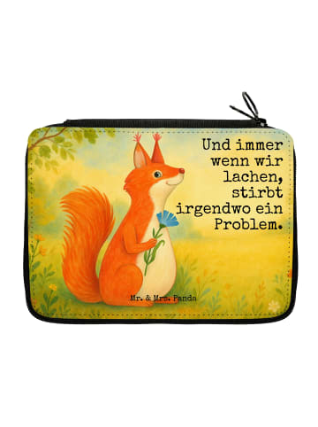 Mr. & Mrs. Panda Stifteetui Eichhörnchen Blume Design mit Spruch in Weiß