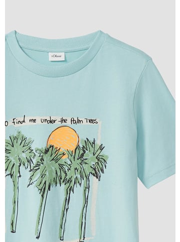 s.Oliver T-Shirt in 6524_türkis