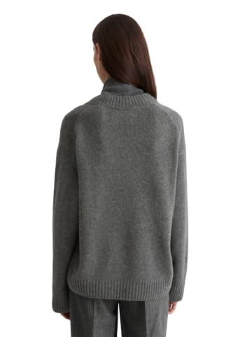 Marc O'Polo V-Neck-Pullover relaxed in rocky grey melange