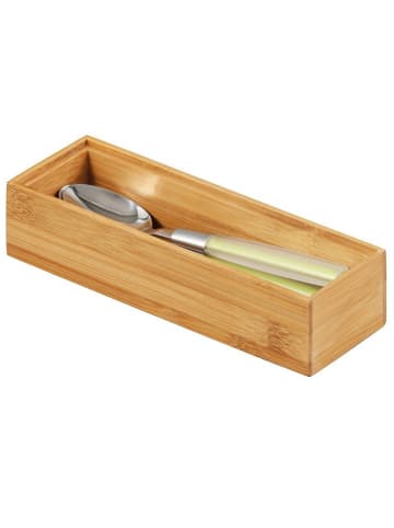 Zeller Bambus Vorratsbehälter in Braun, 23 x 7,5 x 5 cm
