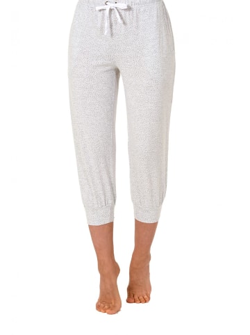 NORMANN Pyjama Capri Hose lang Mix & Match - 17664 in rot