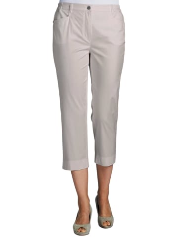 GOLDNER Kurzgröße:  Leichte 7/8 Baumwoll-Hose Anna in kitt