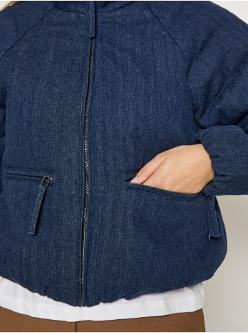 DESIRES Steppjacke in Dark Blue Rinse