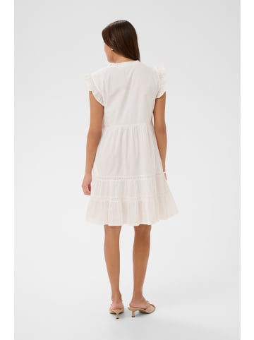 Kaffe Kleid KAvalerie A-shape in Chalk