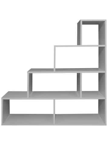 58 aufm Kessel RAUMTEILER Eleora 120x40x122 Bücherregal Regal kreidegrau matt