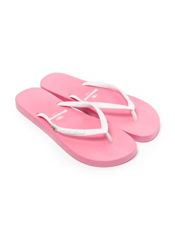 Brasileras Zehentrenner "Classic Pro Combi W" in Pink/Weiß