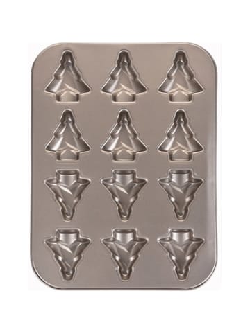 La Cucina Weihnachtskuchenform in silbern