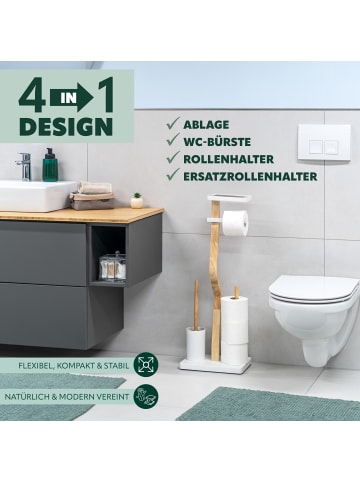 eluno Stand-WC-Garnitur 4in1 ca. 30 x 80 x 20 cm (B/H/T)