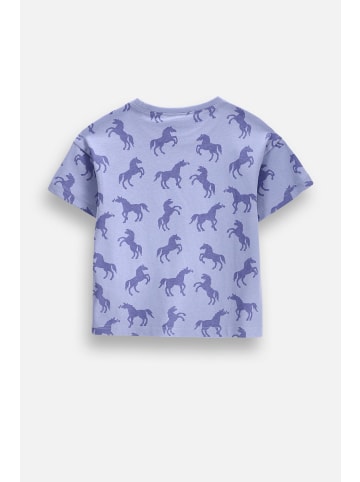 MOKIDA T-shirt mit kurzen Ärmeln in blau
