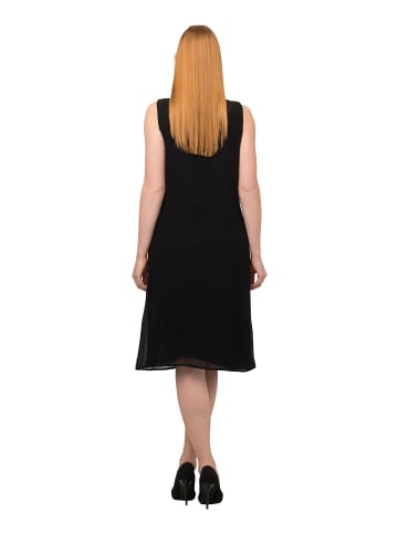 Ulla Popken Midikleid in schwarz