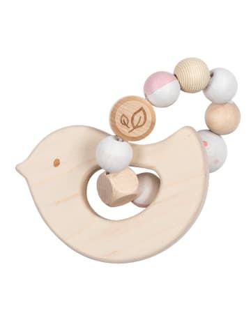 Goki Greifling Elastik Vogel, natur und rosa - ab 0