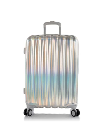 Heys Astro 4 Rollen Trolley M 66 cm mit Dehnfalte in silver