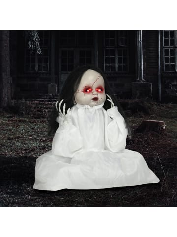HOMCOM Halloween Dekoration-60L x 15B x 60Hcm-Weiß