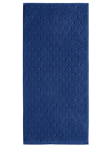 Erwin Müller Frottier Duschtuch Baden-Baden in dunkelblau
