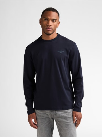 Petrol Industries Langarmshirt aus Baumwolle miller in Blau