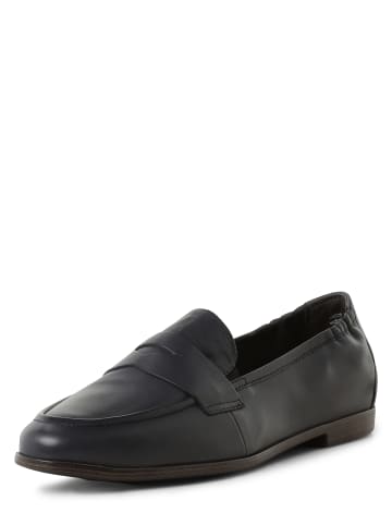 Tamaris Loafer aus Leder in marine