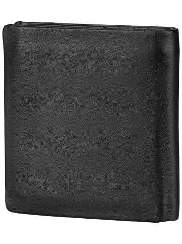 Braun Büffel Geldbörse Hannes Coin Wallet Carré 8Cs in Schwarz