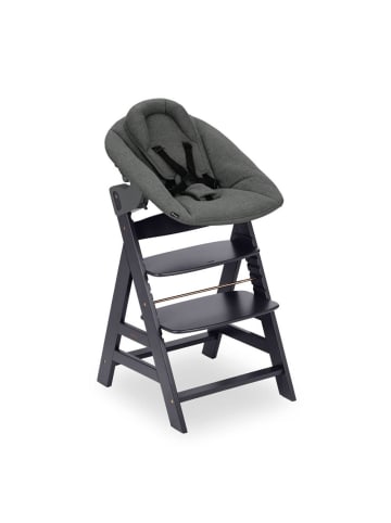 Hauck Alpha Plus Dark Grey Newborn Set - Hochstuhl in grau