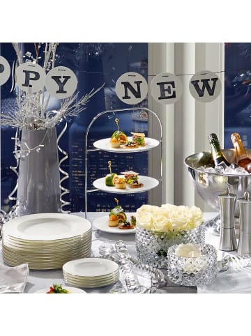 Villeroy & Boch 3-Ebenen-Etagere Anmut 30 x 20 x 40 cm in grau