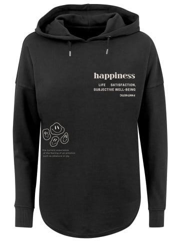 F4NT4STIC Oversized Hoodie happiness OVERSIZE HOODIE in schwarz