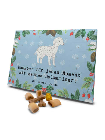 Mr. & Mrs. Panda Adventskalender Hund Dalmatiner Moment mit Spruch in Eisblau