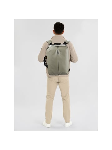 Mandarina Duck Eco Coated Daypack 40 cm in mud