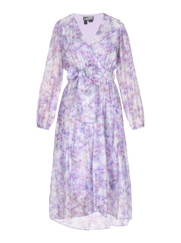 DreiMaster Women Dress in violet pink multicolor