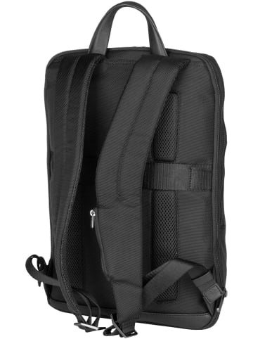 Piquadro Rucksack / Backpack Brief Slim Laptop Backpack 6384 in Nero