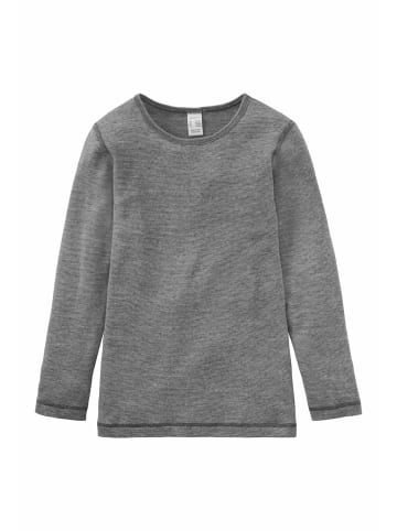 Hessnatur Langarmshirt in anthrazit