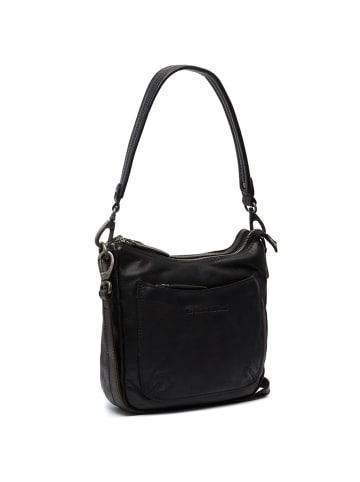 The Chesterfield Brand Caroline Schultertasche Leder 23 cm in black