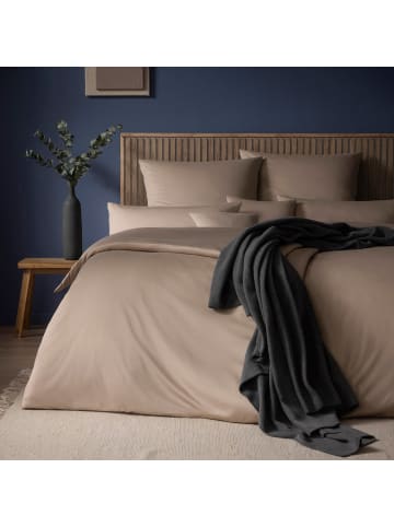Estella Mako-Interlock-Jersey Bettwäsche Takoma in beige